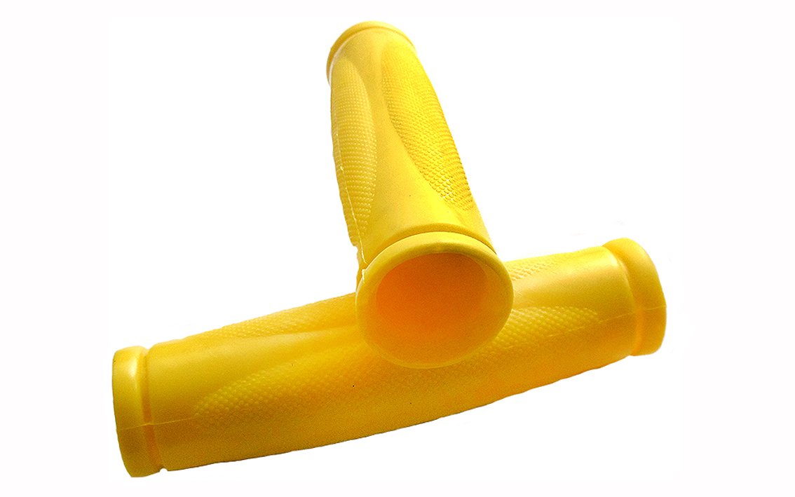 120 mm, guminės, geltonos
