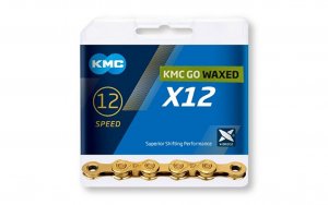 Grandinė KMC X12 Ti-N Gold Waxed
