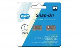 Grandinės sujungimas KMC Snap-On Narrow EPT Silver