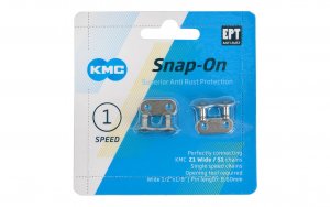 Grandinės sujungimas KMC Snap-On Wide EPT Silver